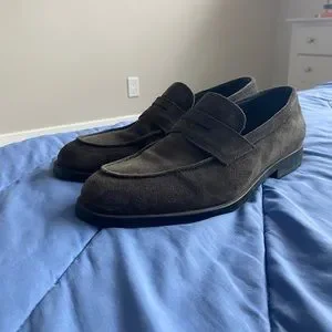 Fratelli Rossetti one suede loafers size 10.5 Fratelli Rossetti One 44612 Suede Slip-on Penny Loafers  main image 4